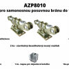 AZP8010 - sada pro samonosnou posuvnou bránu do 10 m průjezdu